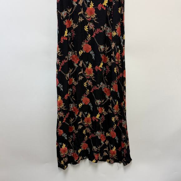 VTG Exit 51 Whimsygoth Fairy Dark Floral 90s Y2K Strappy Maxi Dress (S/M) - Picture 6 of 9